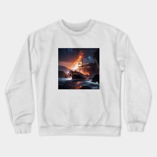 Vintage Ship Vulcan Magma Crewneck Sweatshirt